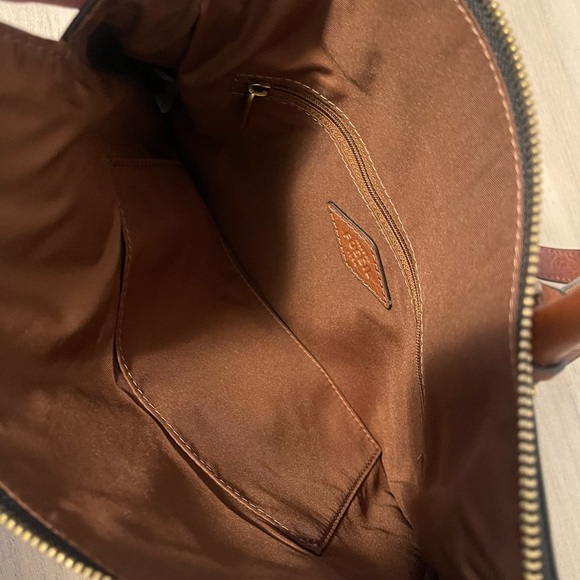 Fossil Brown Leather Backpack - Picture 9 of 16